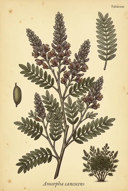 Downy false indigo