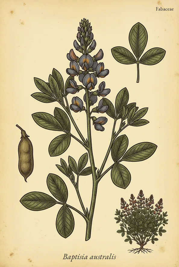 False blue indigo